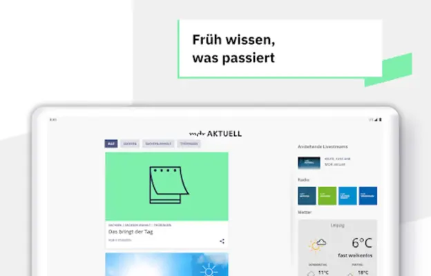 MDR Aktuell – Nachrichten android App screenshot 1